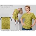thumbnail image 5 of oneOone Viscose Jersey Yellow Fabric Owl Craft Projects Decor Fabric Printed By The Yard 60 Inch Wide, 5 of 5