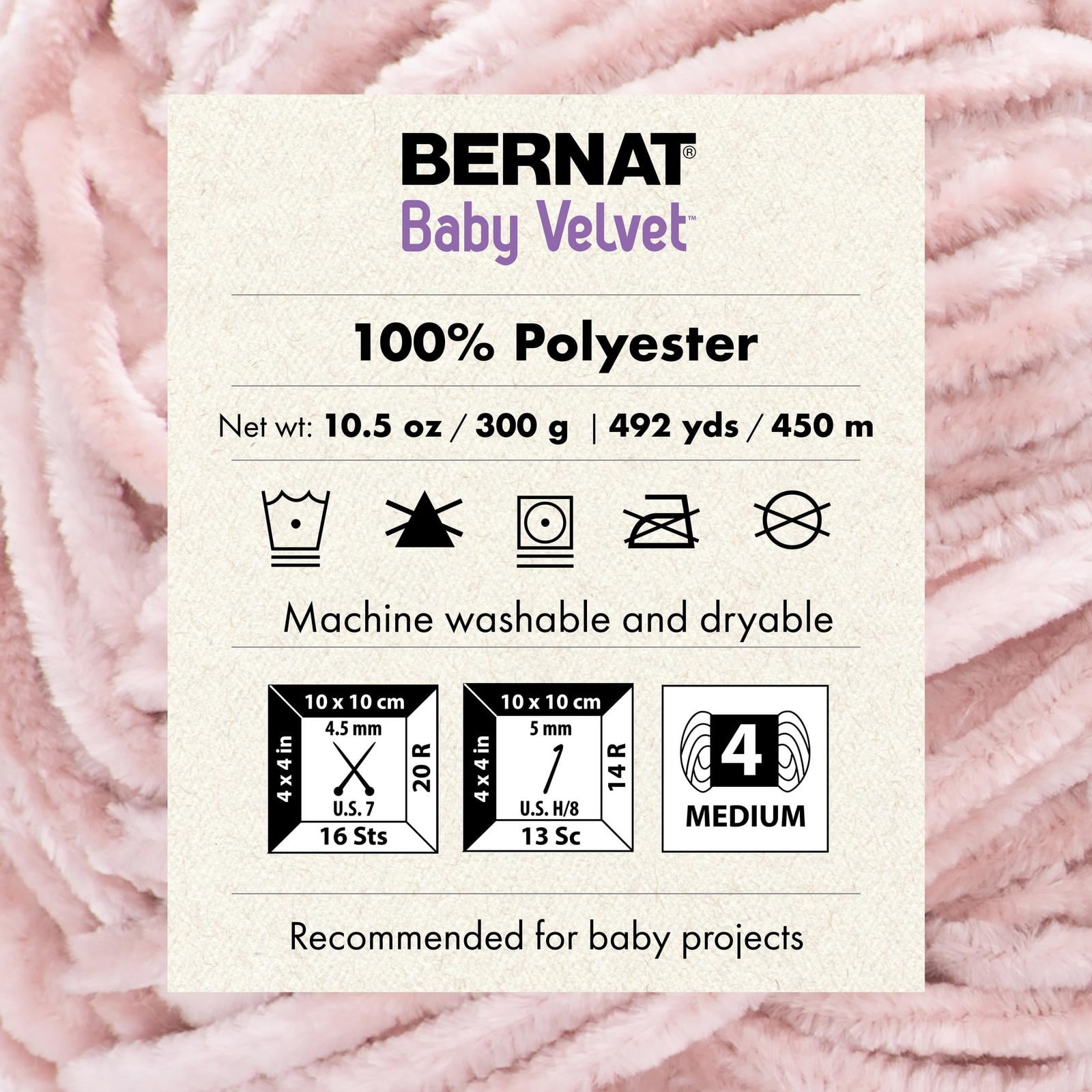 Bernat® Fil Baby Velvet™, Polyester #4 Moyen, 10,5oz/300g, 492 Yards