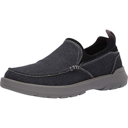Skechers Mocassin en Toile à Enfiler Doveno-Hangout pour Homme