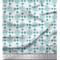 thumbnail image 1 of Soimoi Rayon Crepe Fabric Damask Decorative Printed Craft Fabric by the Yard 46 Inch Wide, 1 of 3