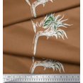 thumbnail image 2 of Soimoi Poly Georgette Fabric Artistic Flower Printed Craft Fabric by the Yard 52 Inch Wide, 2 of 3