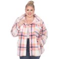 thumbnail image 1 of White Mark Women's Plaid Shacket, 1 of 6