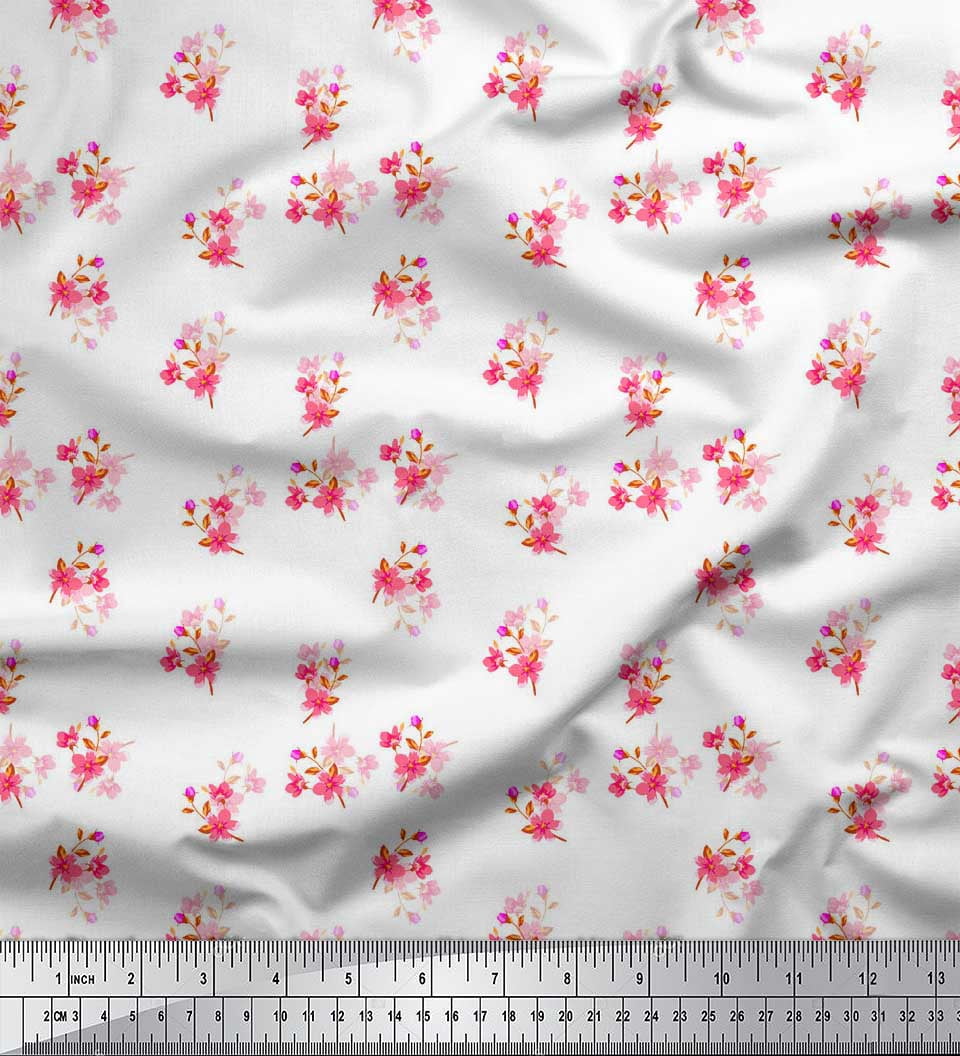 Soimoi Green Cotton Duck Fabric Diamond Geometric Decor Fabric Printed Yard 56 Inch Wide