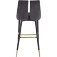 thumbnail image 2 of Meridian Furniture Sleek Gray Velvet Stool (Set of 2), 2 of 4