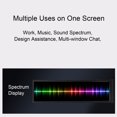 thumbnail image 4 of PC Case Secondary Screen, PC Temperature Display 178 Degree Wide View Aluminum Alloy Shell with Dynamic Theme Support for Real Time System Status Monitoring, 4 of 7