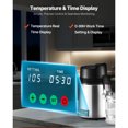 thumbnail image 4 of KFFKFF Water Distiller, 6L 1.6 Gallon Larger Pure Water Purifier Filter For Home Table Countertop, 900W Glass Pot Distilled Maker, 4 of 9
