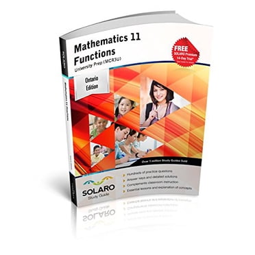 Mathematics 11, Functions, University Prep (MCR3U) Paperback
