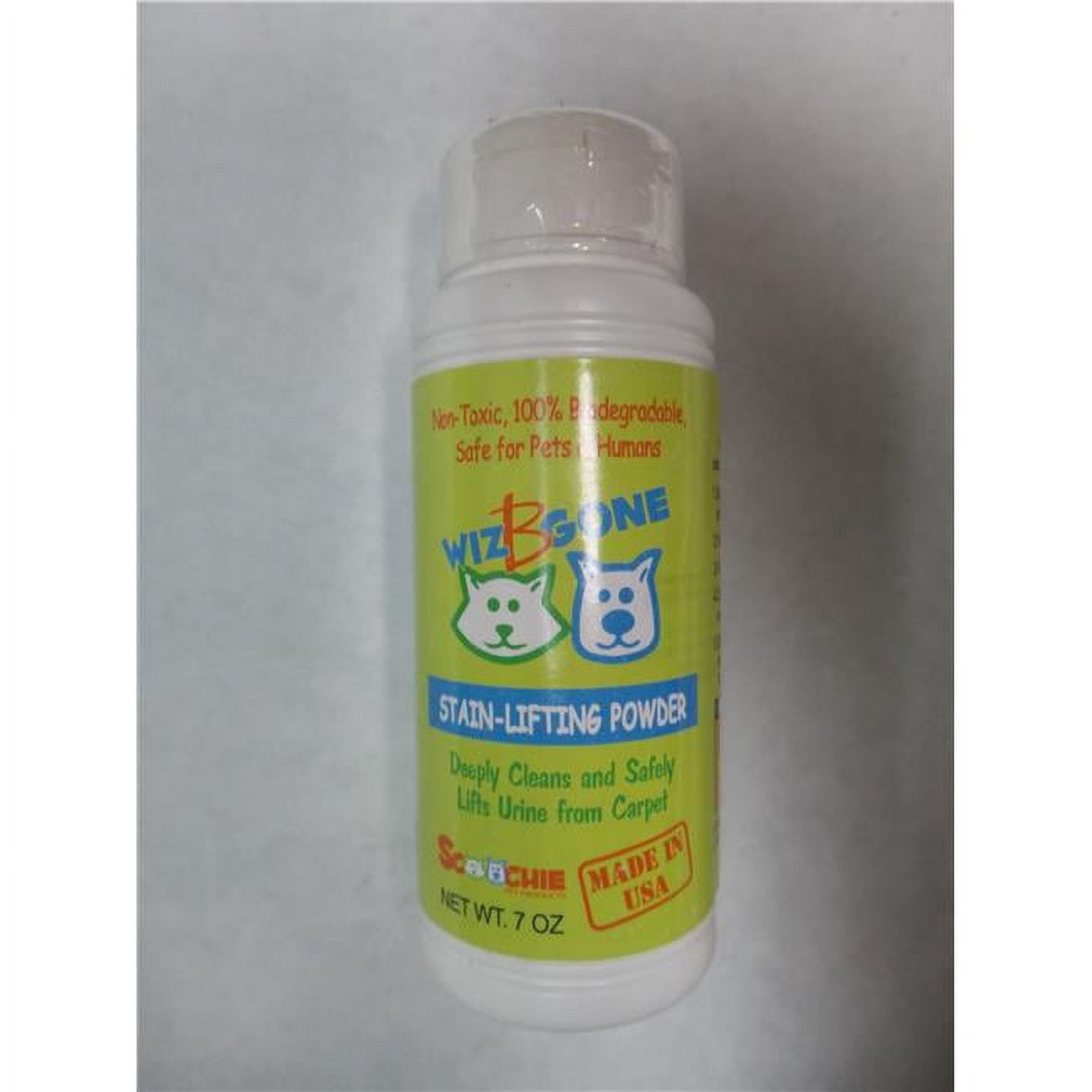 Scoochie Pet Products 112 7 oz Wiz B Gone Stain Lifting Powder