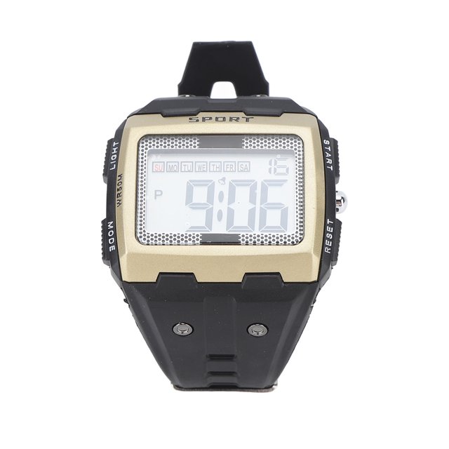 Durable Multifunctional Men Sport Watch - Waterproof Design With Alarm, Stopwatch, Night Light - Ideal For Outdoor Climbing And Camping