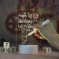 thumbnail image 4 of LED Acrylic Memo Tablet LED Arts Notepad Memo Board Tablet for Home Bedroom School  USB Warm Yellow Light   Vertical Light   Pen, 4 of 6