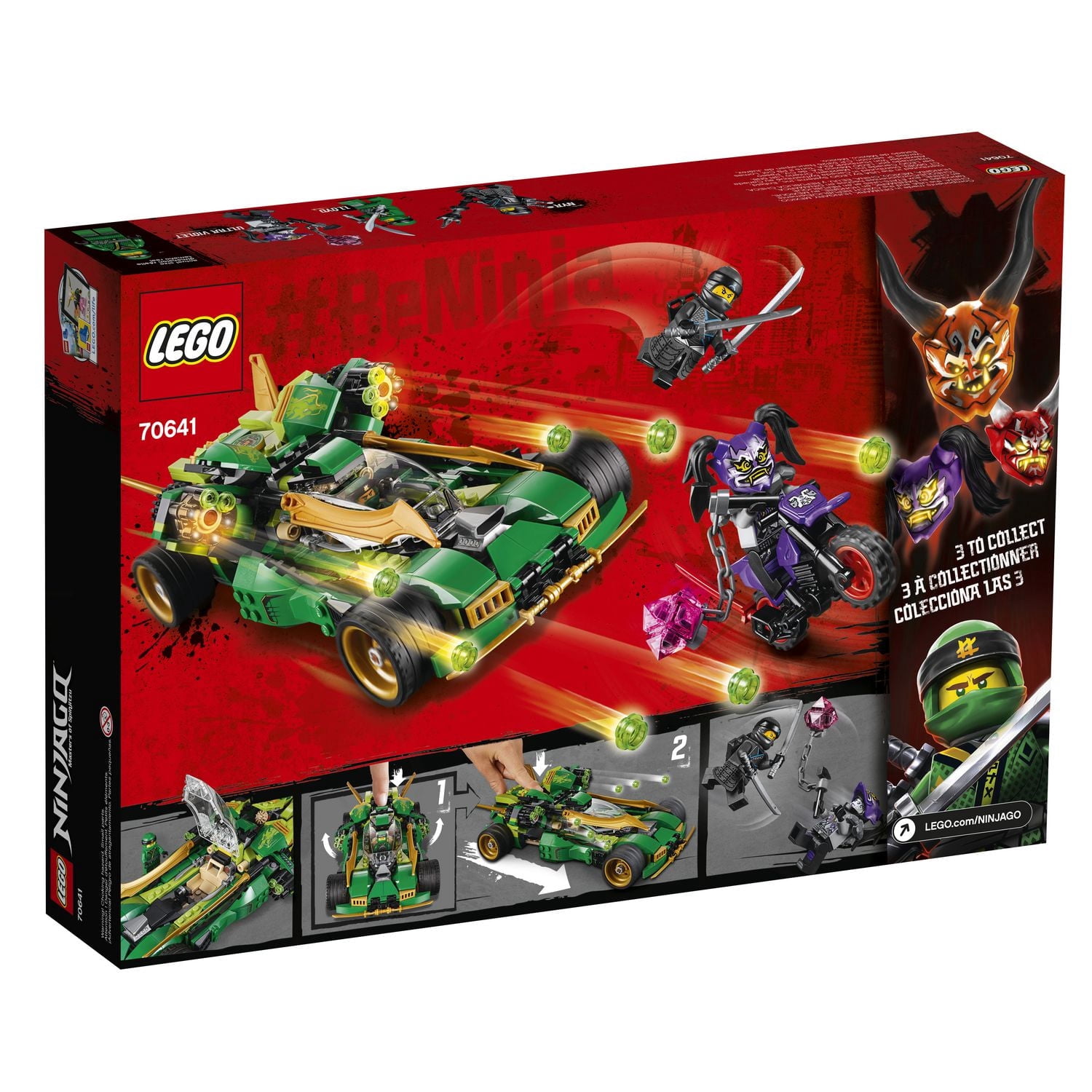 Ninjago - Le bolide ninja nocturne (70641)