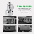 thumbnail image 5 of Trailer Accessories- 7 Pin Trailer Plug 12v Rv Sockets Towbar Towing 7pin Metal Trailer Connectors, 5 of 5