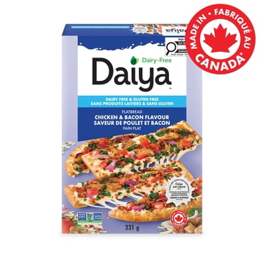 Daiya pain plat au poulet et bacon sans viande, aromatisé au ranch et sans produits laitiers, végétalien (surgelée) 331g