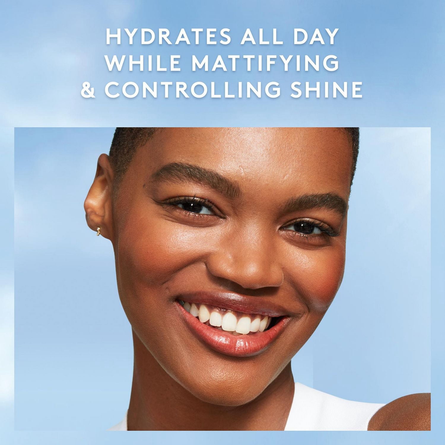 COVERGIRL Clean Fresh Skincare Hydratant Matifiant Sans Huile, Hydratant pour le Visage Matifiant Formulé avec Eau de Cactus, 100 % Végane & Sans Cruauté