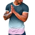 thumbnail image 1 of BOBOGOJP T-Shirts pour Grands Hommes T-Shirt Classique à Col Rond T-Shirt Coupe Confortable Chemise pour Homme (Vert,m), 1 of 5
