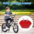thumbnail image 2 of Bicycle Scooter Basket Large Capacity Bright Color Smooth Edge Strong Load-bearing Simple Installation Kids Bicycle Scooter Basket Storage Container Bike Supplies, 2 of 7