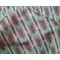 thumbnail image 3 of oneOone Silk Tabby Fabric Ikat Style Stripe Print Fabric BTY 42 Inch Wide, 3 of 3