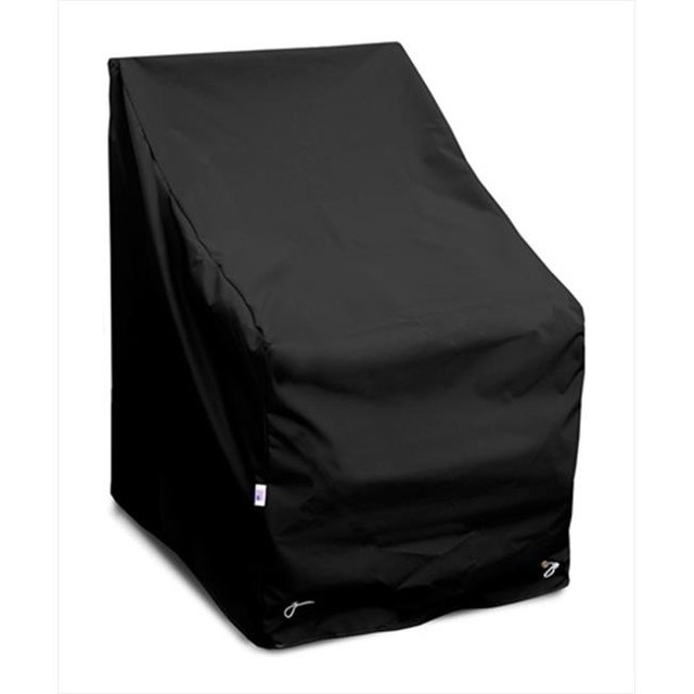 KoverRoos Weathermax 79812 High Back Lounge Chair Cover, 32-Inch Width by 33-Inch Diameter by 40-Inch Height, Black