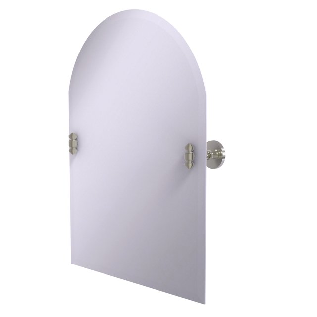 Frameless Arched Top Tilt Mirror with Beveled Edge - SB-94-SN