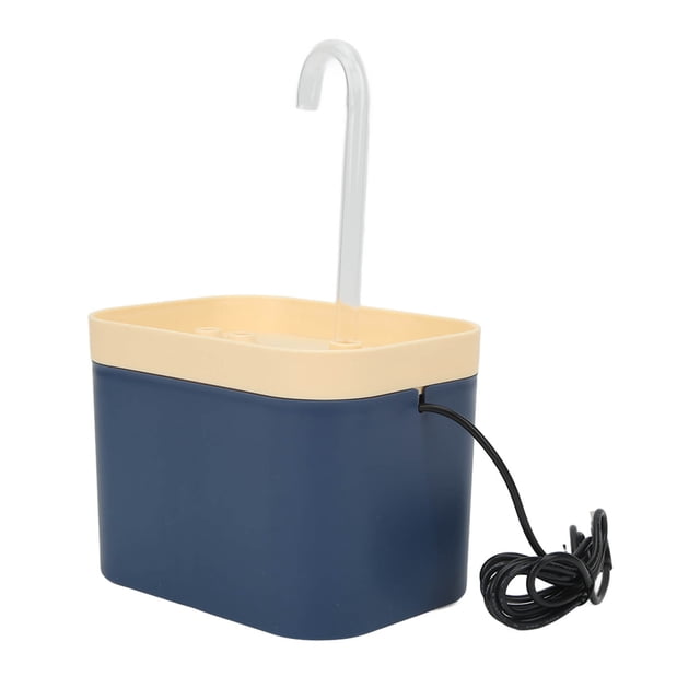 Cat Water Fountain, Easy To Disassemble Pet Drinking Fountain Automatic Circulation For Cats Deep Sea Blue