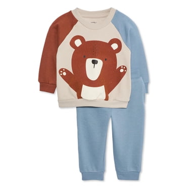 George Baby Boys' Two Piece Sweatshirt Set