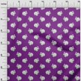thumbnail image 2 of oneOone Cotton Silk Fabric Rabbit Block Print Fabric By The Yard 42 Inch Wide, 2 of 4