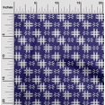 thumbnail image 1 of oneOone Cotton Poplin Fabric Check Kasuri Decor Fabric Printed BTY 56 Inch Wide, 1 of 4