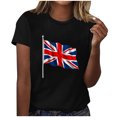 thumbnail image 1 of Blouses pour Femmes T-Shirt Décontracté et à la Mode Imprimé à Col Rond à Manches Courtes Haut Décontracté, 1 of 1