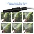 thumbnail image 2 of FONDOTIN Telescopic Garden Hose Silver 1Pack with Nozzle Spray Feature for Yard Work, 2 of 5