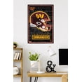 thumbnail image 3 of NFL Washington Commanders - Neon Helmet 23 Wall Poster, 22.375" x 34", 3 of 4