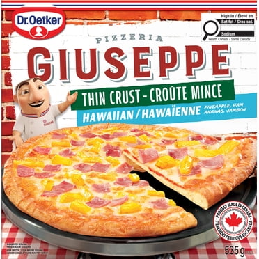 Dr. Oetker Giuseppe Pizzeria Thin Crust Hawaiian Pizza, 535 g