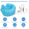 thumbnail image 3 of Inflatable Inflatable Baby Chair Safe Built In Air Pump Soft PVC Infant Back Support Sofa For Toddler Sitting Up Learning, 3 of 8