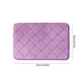 thumbnail image 3 of Dvkptbk Rugs Ultra Absorbent Non-Slip Memory Foam Machine Washable Soft Velvet Bath Mats Floor Mat Easier to Dry for Bathroom Floor Bath Mats Bath Rugs Bathroom Decor, 3 of 9