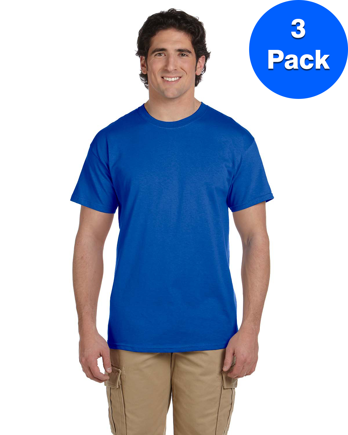 Gildan T-Shirt Ultra Coton pour Hommes - G200T (Lot de 3)
