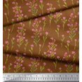 thumbnail image 2 of Soimoi Rayon Fabric Flower Watercolor Printed Fabric 1 Yard 56 Inch Wide, 2 of 3