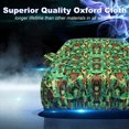 thumbnail image 3 of Housse de Voiture Protection Toutes Saisons Housses Complètes avec Bande Réfléchissante Style Camouflage Housse Auto Protection Solaire Antipoussière&Imperméable UV Résistant aux Rayures Universel, TG, 3 of 8