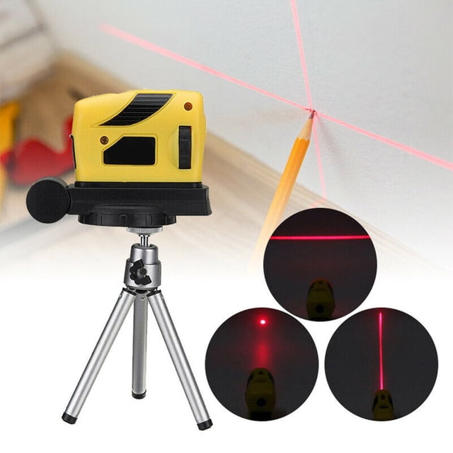 YOPTOP 3D Laser Level Point/Line/Cross Horizontal Vertical Laser Level With Tripod