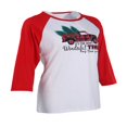 thumbnail image 3 of Parent-Child Christmas T-Shirts Fall Tops Long Sleeve Loose Blouse, 3 of 6