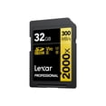 thumbnail image 2 of Lexar LSD2000032G-BNNNU 32 Go Professionnel 2000x UHS-II Carte Mémoire SDHC Sans Lecteur R300 et W260Mbs, 2 of 4