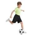 thumbnail image 4 of TOPTIE Short de Soccer pour Grands Garçons Jeunesse, Shorts de Course de 8 Pouces avec Poches-Noir-G/ 14-16, 4 of 7