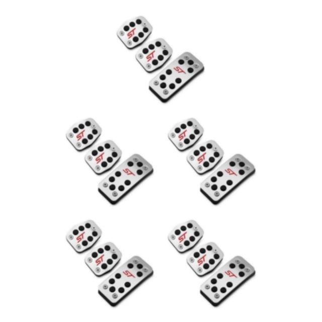 Transemion 3x Silver Car Pedal Focus For Focus Focus Focus 2 2 For 5Set