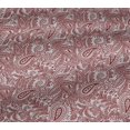 thumbnail image 5 of oneOone Jersey de Coton Rouge Foncé Tissu à Blocs Matière de Robe Tissu Imprimé Tissu au Mètre 58 Pouces de Large, 5 of 5