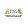 thumbnail image 1 of Inkdotpot 30Baby ShowerDiaper Raffle Ticket Lottery Insert Cards Supplies Games For Baby Shower Party Dinosaur Jungle Animals Bring A Pack Of Diapers To Win Favors Gifts And Prizes, 1 of 5