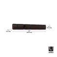 thumbnail image 4 of Umbra Flip Wall Mounted Coat Rack,Black/Walnut, 4 of 6