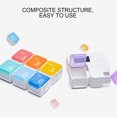 thumbnail image 1 of Portable Mini Weekly Medicine Reminder Pills Storage Box Organizer Case for Travel and Outdoor, 1 of 7