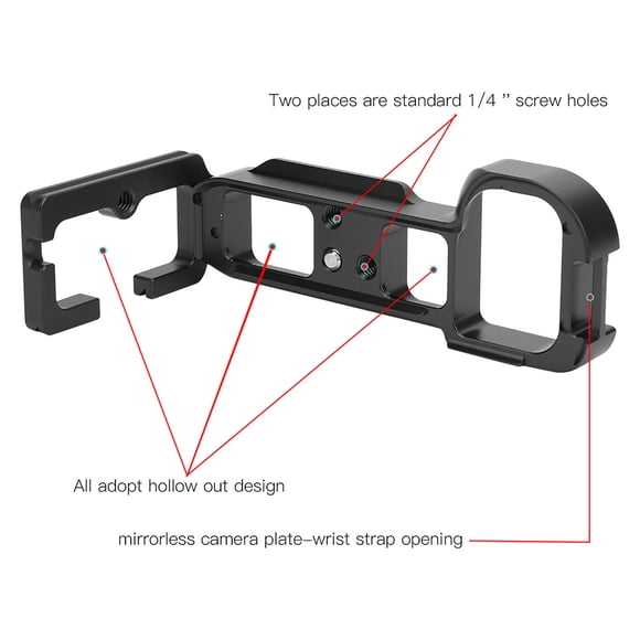 Aluminium Alloy Quick Release Plate for A7 A7R A7S Mirrorless Camera