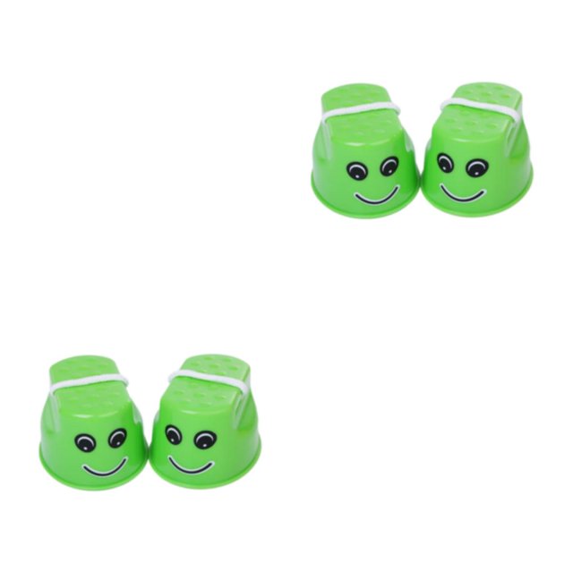 maskred 2pack/lot Fine Workmanship And Environmentally Friendly Walking Stilts Helps green 2Set