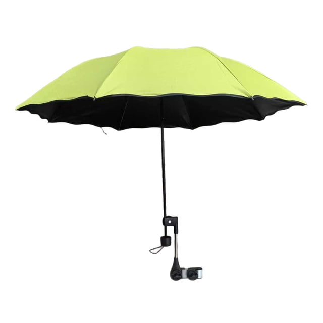 jinwen Parasol de Plage avec Pince Réglable Parasol à Pince pour Balcon Extérieur Plage Vert