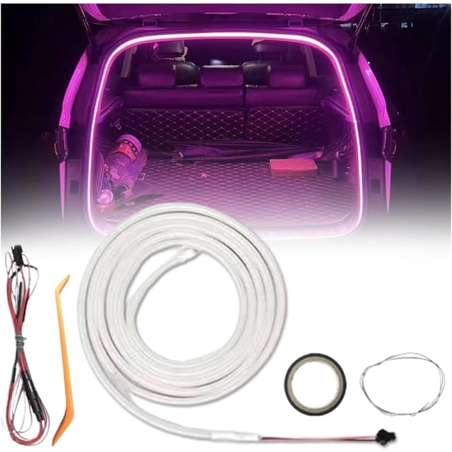 Dynamic Flowing Car Trunk Light Strip, Led Light Strip Lights for Car Trunk Cargo Area or Interior Illumination Decoration, Interior Accessories Sensor Auto ON/Off