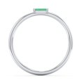 thumbnail image 3 of East-West Stackable Baguette Birthstone Ring - Emerald (May), 3 of 5